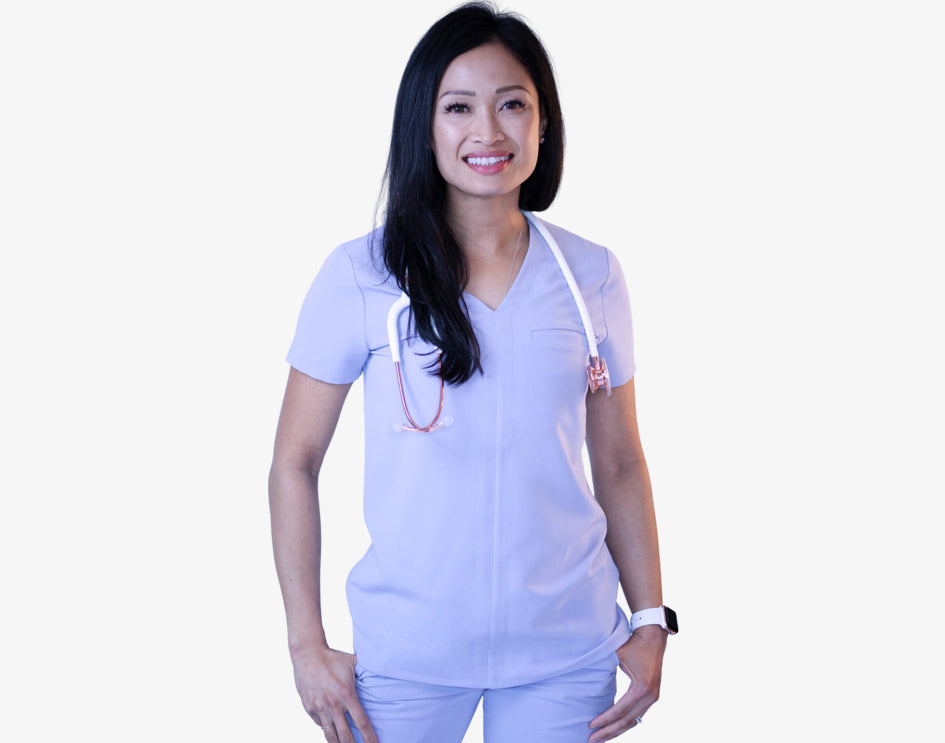 
                  
                    Essential V-Neck Single Pocket Scrub Top
                  
                