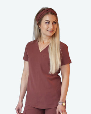 
                  
                    Essential V-Neck Single Pocket Scrub Top
                  
                