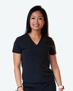 
                  
                    Essential V-Neck Single Pocket Scrub Top
                  
                