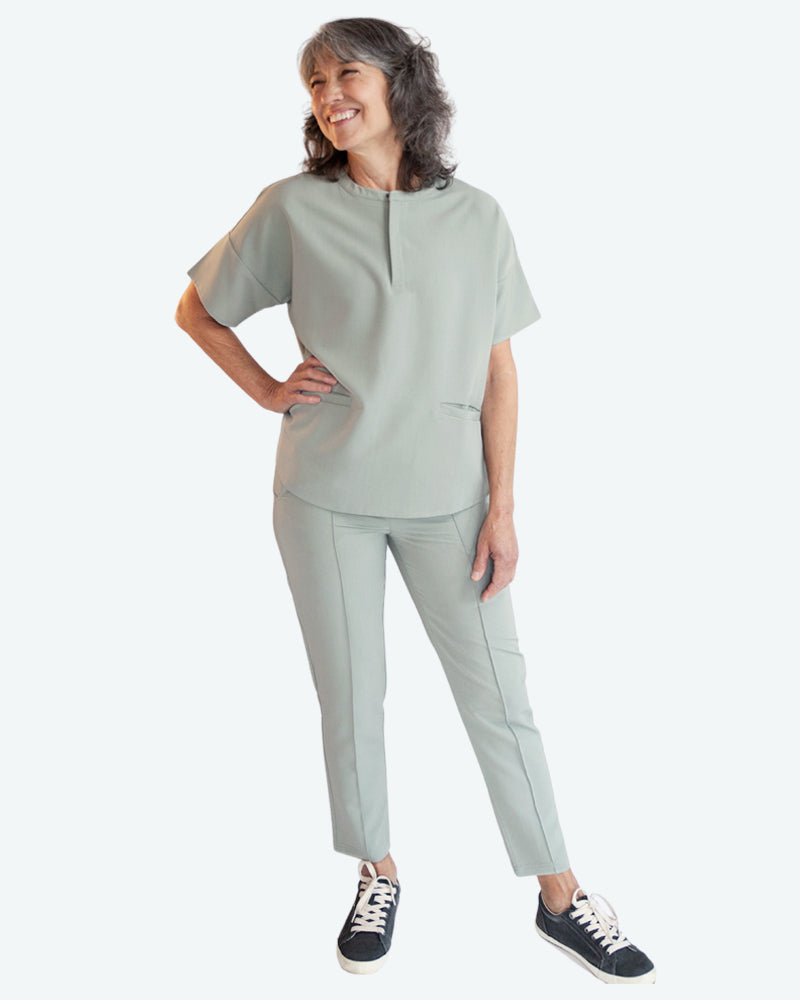 
                  
                    Essential Crew Neck Scrub Top
                  
                