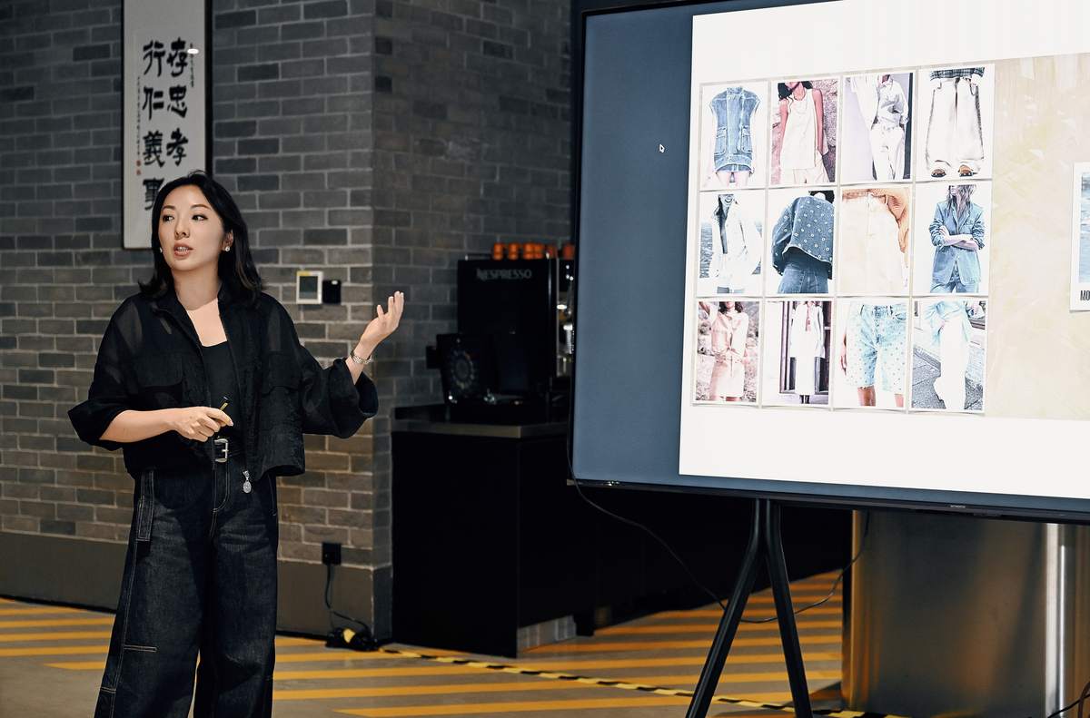 Chanel presenting a garment mood board